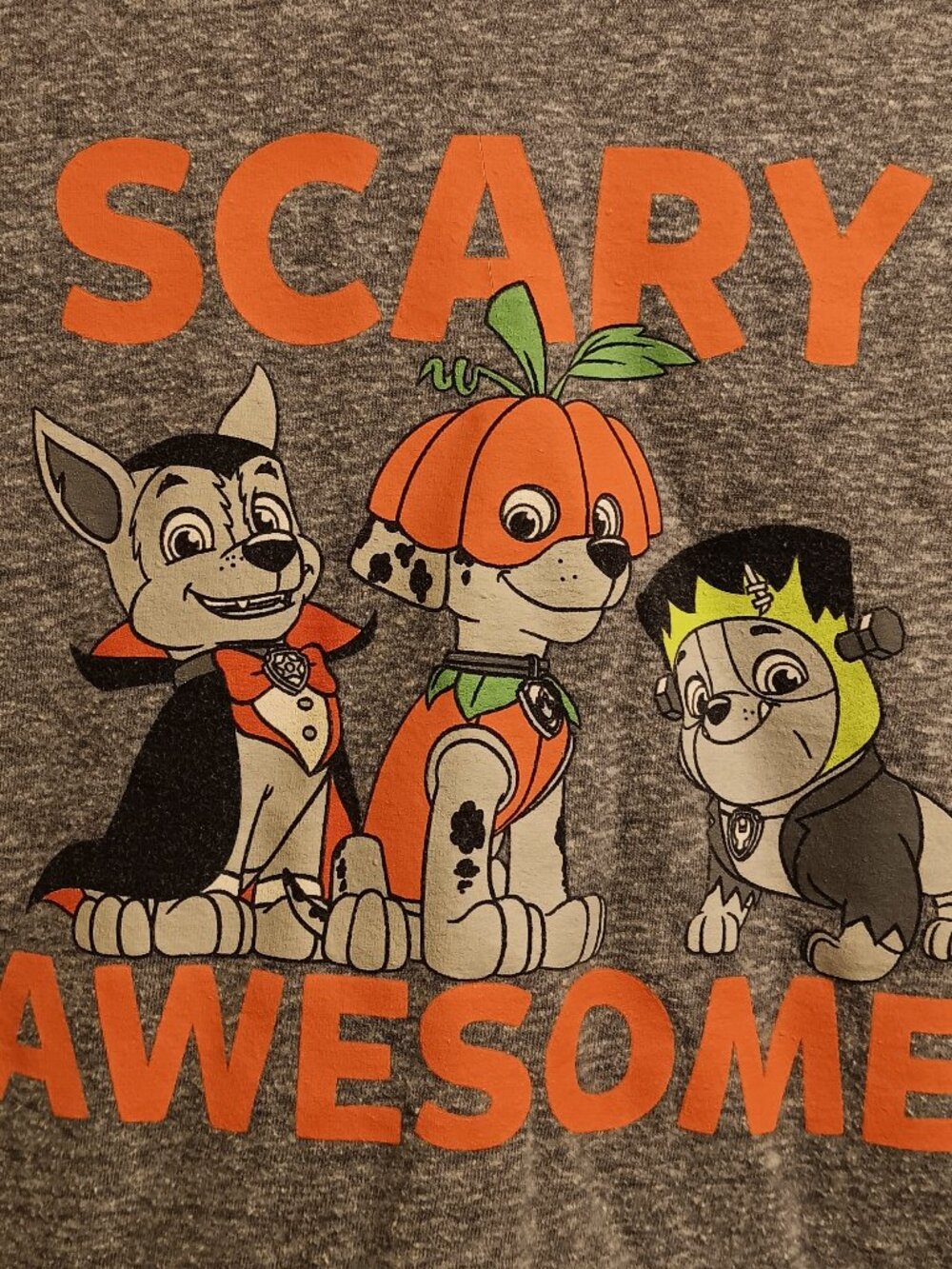 Cute kids Paw Patrol Halloween long-sleeve tee!